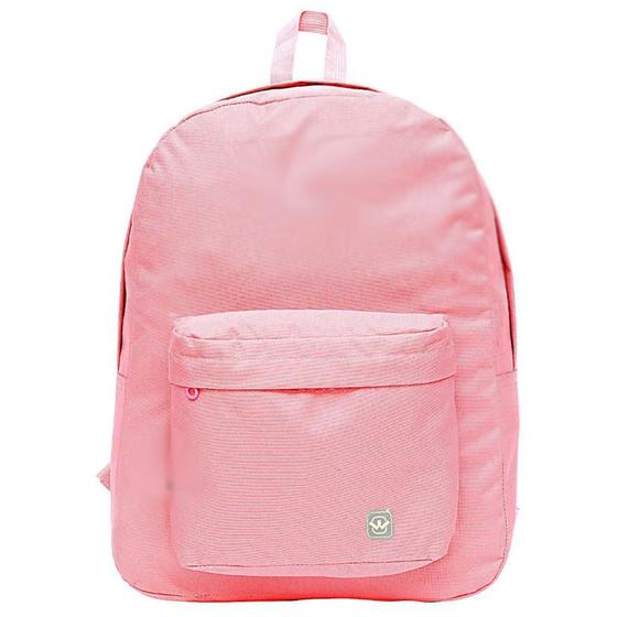 Imagem de Mochila Juvenil Costas Escolar Trabalho Casual Faculdade Tam G Rosa