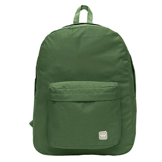 Imagem de Mochila Juvenil Costas Escolar Trabalho Faculdade Tam G Verde