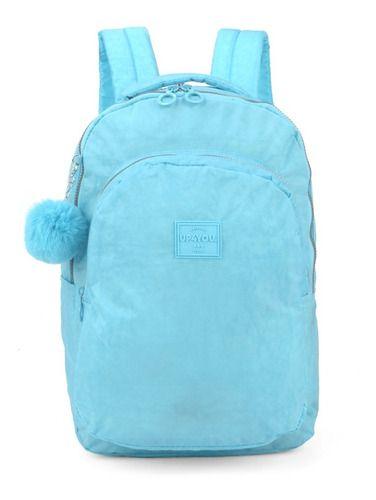 Imagem de Mochila Juvenil Crinkle Tactel Up4you Com Pompom