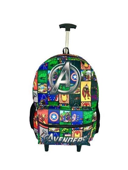 Imagem de Mochila JUVENIL  Escolar Com Rodas VINGADORES AVENGERS