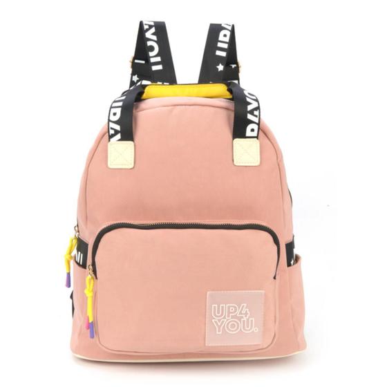 Imagem de Mochila Juvenil Feminina Bolsa Menina Up4You - Rose