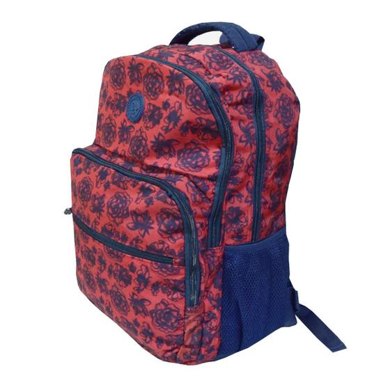 Imagem de Mochila Juvenil Feminina Denlex Poliéster 18'' DL0679 - VERMELHO