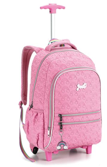 Mochila Juvenil Feminina Matelassê Rodinhas Alças G Denlex Menor preço em Mochila Juvenil Feminina Matelassê Rodinhas Alças G Denlex