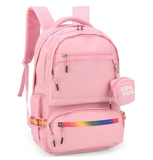 Imagem de Mochila Juvenil Laptop Costas Porta Moeda UP4YOU Luxcel