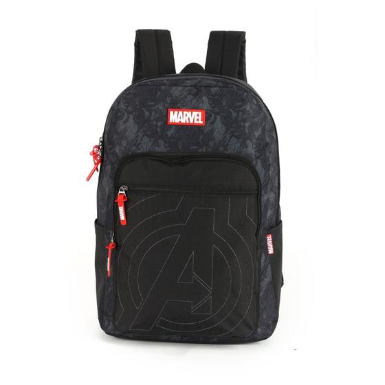 Imagem de Mochila Juvenil Marvel Avengers - Cinza