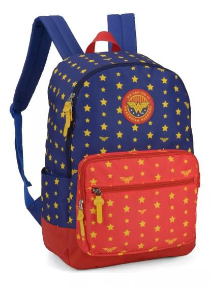 Imagem de Mochila Juvenil Mulher Maravilha Super Hero Girl Costas G