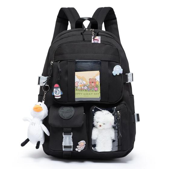 Imagem de Mochila Kawaii Reforçada Spector Escolar Feminina Notebook Moderna Juvenil