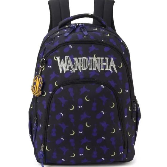 Imagem de Mochila Laptop Nevermore Wandinha Addams Preto Original