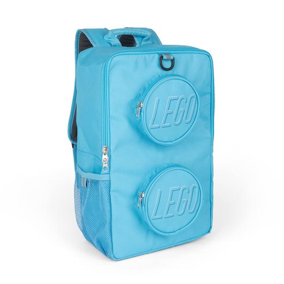 Imagem de Mochila LEGO Brick Medium Azur para escola e viagens