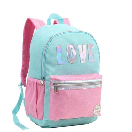 Imagem de Mochila LOVE verde denlex