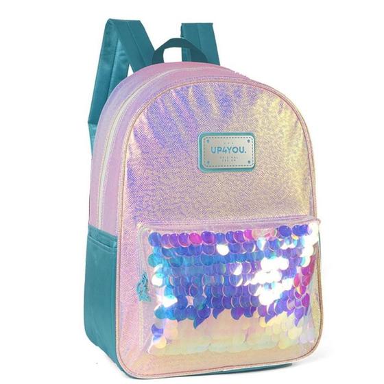 Imagem de Mochila Luxcel Up4You Com Paetê By Larissa Manoela
