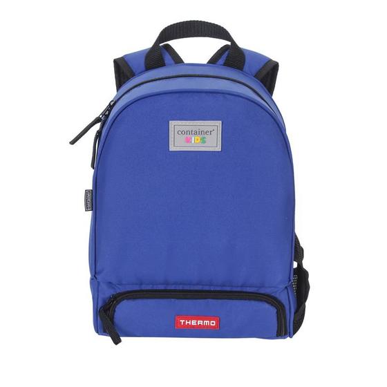 Imagem de Mochila m - Bolso térmico e porta refeição - Azul médio