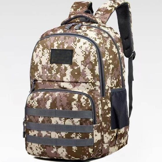 Imagem de Mochila Mala Bolsa 25L Camuflada Casual Acampamento Verão Corrida Semi Impermeável Laranja camuflado