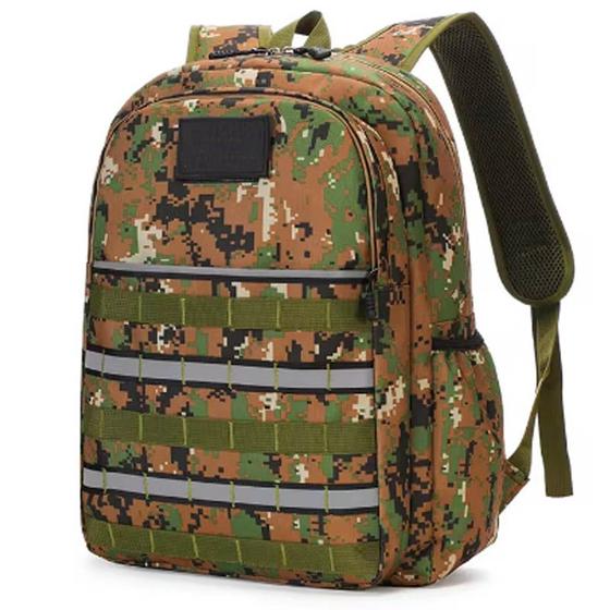 Imagem de Mochila Mala Bolsa 25L Camuflada Casual Acampamento Verão