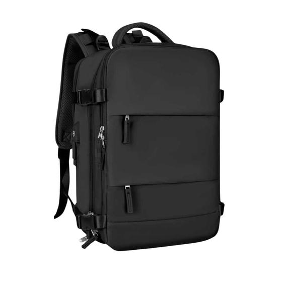 Imagem de Mochila Mala Bolsa Expansiva Notebook USB para Viagem Escola Academia Trabalho Esporte