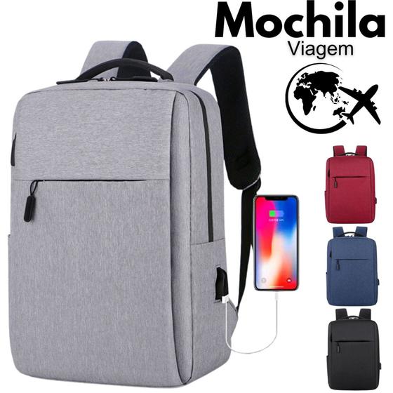 Imagem de Mochila mala De Viagem A bordo Grande Impermeável Antifurto Casual Trilha Notebook Avião Unissex