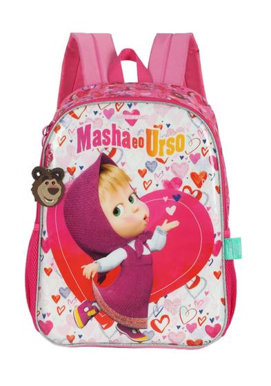 Imagem de Mochila marsha e o urso pink luxcel