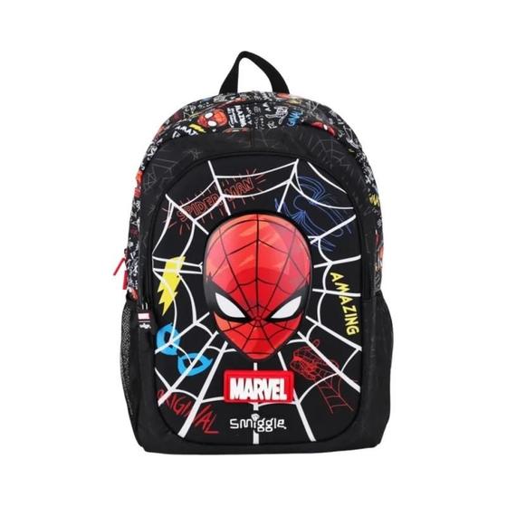 Imagem de Mochila Marvel Spider Man Para Meninos Com Garrafa De Água, Lancheira E Estojo Para Lápis, Mochila