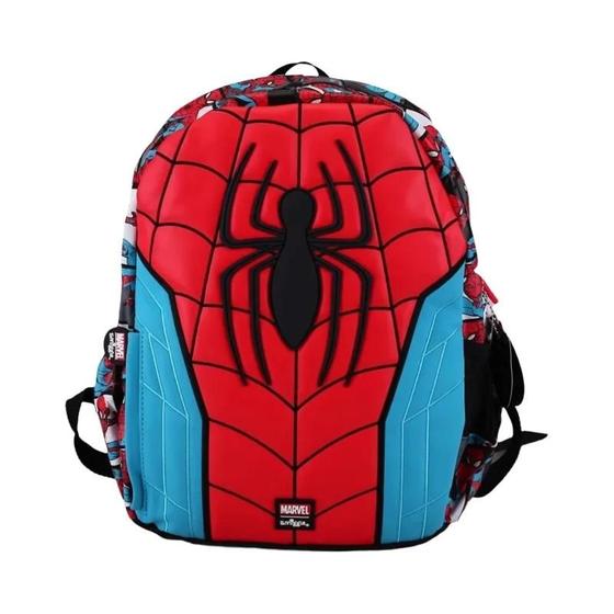 Imagem de Mochila Marvel Spider Man Para Meninos Com Garrafa De Água, Lancheira E Estojo Para Lápis, Mochila