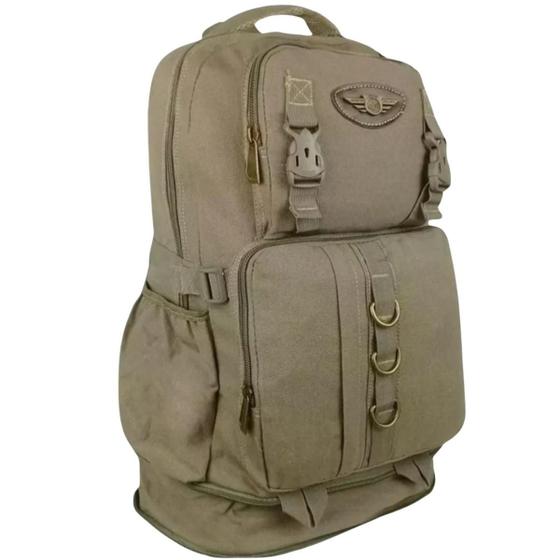 Imagem de Mochila Masculina 50L Litros Expansiva Viagem Lona Reforçada