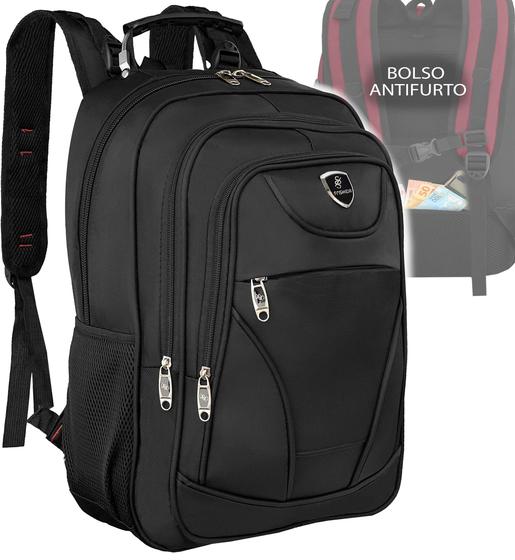 Mochila Masculina Anti Furto Notebook Alto Padrão Reforçada Menor preço em Mochila Masculina Anti Furto Notebook Alto Padrão Reforçada