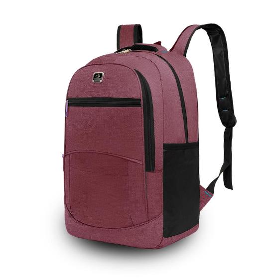 Imagem de Mochila Masculina Bolsa Pratica Casual Resistente Escolar Juvenil Moda Trabalho Compacta Escritório Cursinho Ajustável