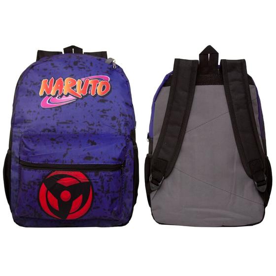 Imagem de Mochila Masculina Escolar Infantil Naruto Costa Reforçada