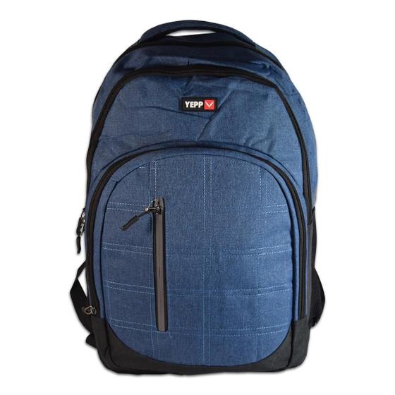 Imagem de Mochila Masculina Esportiva 4 divisórias Yepp - Azul 21 Litros