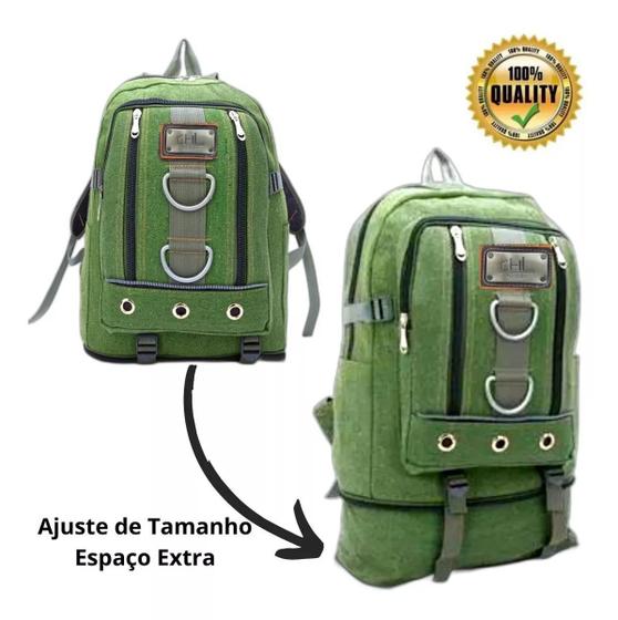 Imagem de Mochila Masculina Feminina Reforçada Moto Viagem Lona Bordo