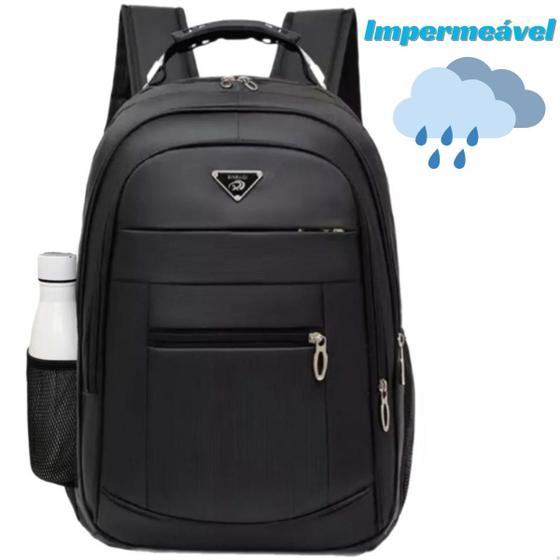 Mochila Masculina Grande Faculdade Impermeável Resistente é boa?