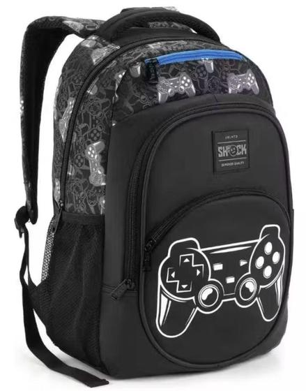 Imagem de Mochila Masculina Infantil / Juvenil 17" Seanite Futebol / Game(MI41358)