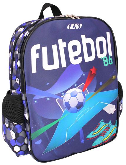 Imagem de Mochila Masculina Infantil LS Futebol 86 Grande Com 4 Divisões - MO4238