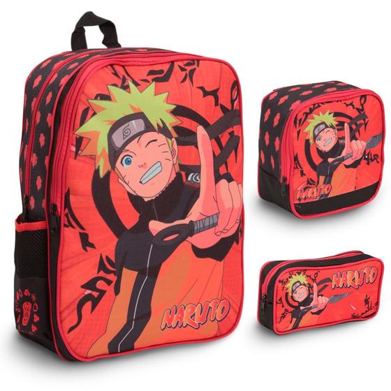 Imagem de Mochila Masculina Juvenil Infantil Naruto Costas Toys 2u