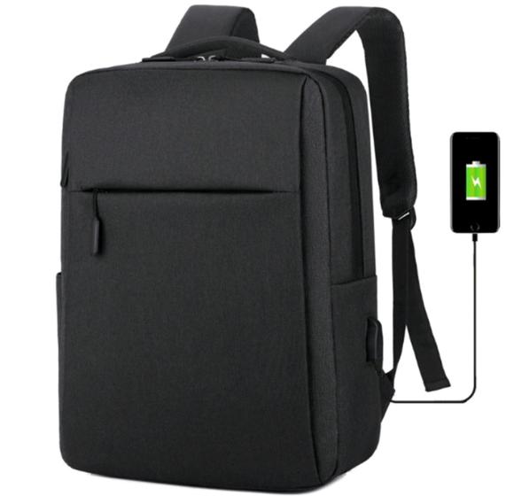 Imagem de Mochila masculina Para Notebook Moda 18l 15.6 Polegadas Fone de ouvido e USB