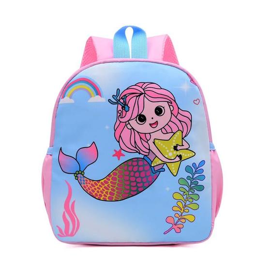 Imagem de Mochila Média Infantil Desenhos Menino Menina Criança Nylon