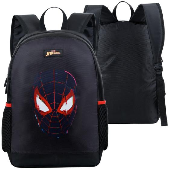 Imagem de Mochila Miles Morales Bolsa Homem Aranha Mala Escolar Costa