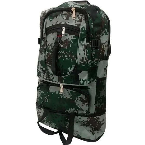 Imagem de Mochila Militar Tática 50L Resistente à Água com Reforço