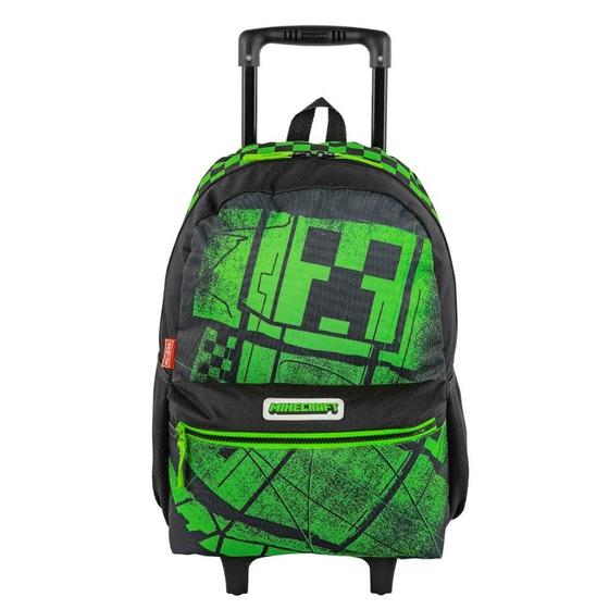 Imagem de Mochila Minecraft Creeper Oficial Sestini - 19L