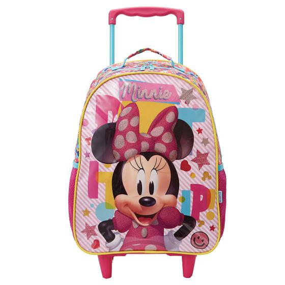 Imagem de Mochila Minnie Rodinhas G Licenciada Xeryus Escolar Disney