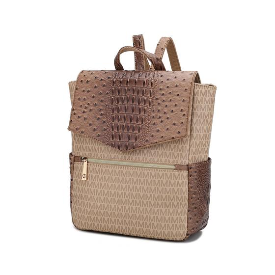 Imagem de Mochila MKF Collection Leidy - Design Signature/Croco para Mulheres