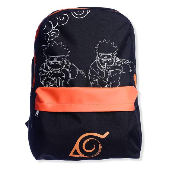 Imagem de Mochila Naruto Aldeia Da Folha Laranja Zona Criativa