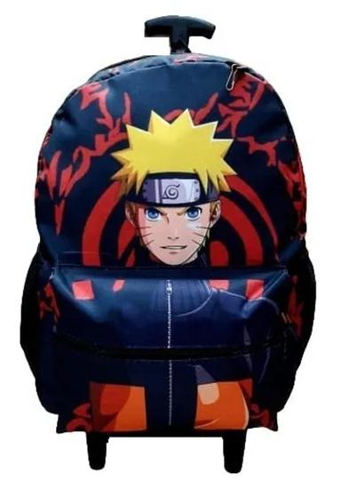 Mochila Naruto Infantil Juvenil rodinhas Escolar Menor preço em Mochila Naruto Infantil Juvenil rodinhas Escolar