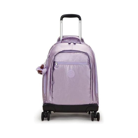 Imagem de Mochila New Zea com Rodinhas 360 Kipling 26L - Metalizada