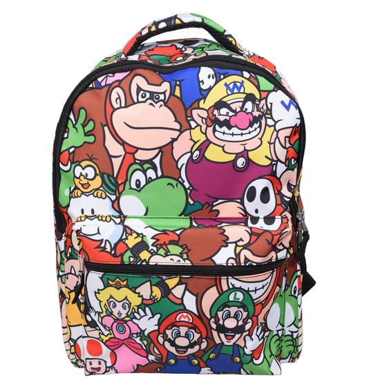 Imagem de Mochila Nintendo Super Mario para meninos e meninas de 16 polegadas