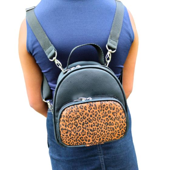 Imagem de Mochila No Estilo Dorama Chinês Mochila Compacta Mini Mochila 4 Em 1