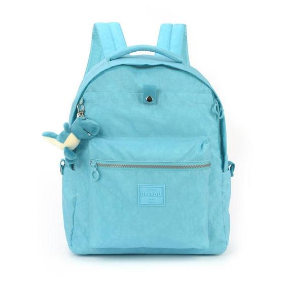 Imagem de Mochila Notebook Crinkle Up4You Chaveiro Pelúcia Dino