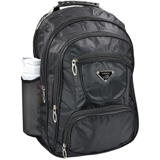 Imagem de Mochila Notebook Espaçosa em Poliéster Fecho em Zíper Alça com Regulagem