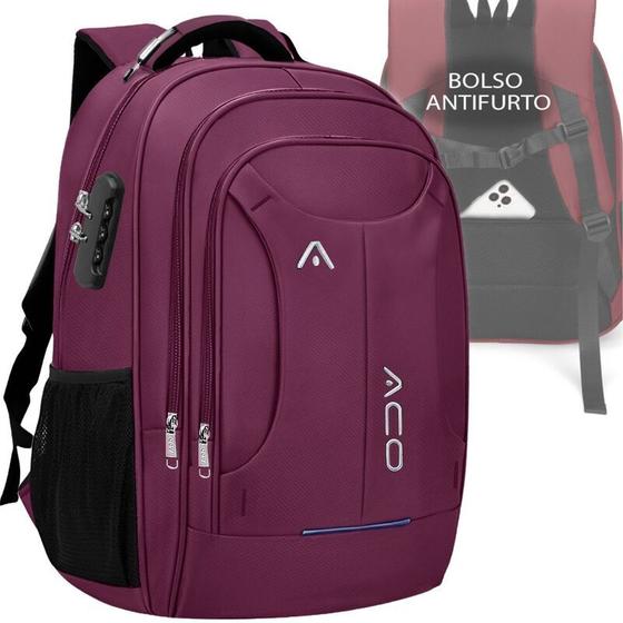 Mochila Notebook Masculina Feminina Reforçada Resistente a Água Marcador de Bagagem Bolso Anti Furto Escolar Faculdade Dia a Dia Trabalho Menor preço em Mochila Notebook Masculina Feminina Reforçada Resistente a Água Marcador de Bagagem Bolso Anti Furto Escolar Faculdade Dia a Dia Trabalho