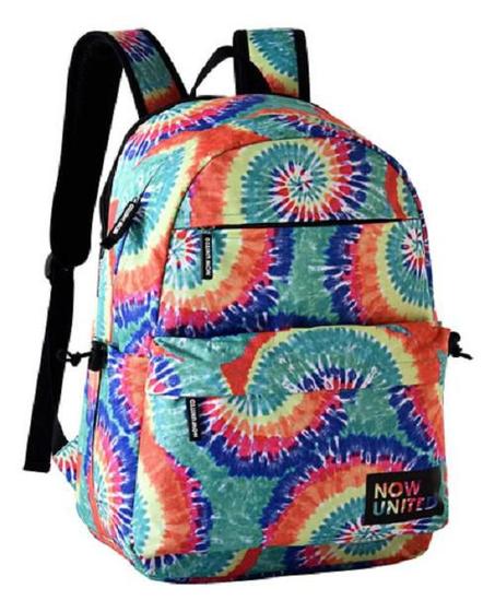 Imagem de Mochila Now United Original Tie Dye Laptop Resistente Color