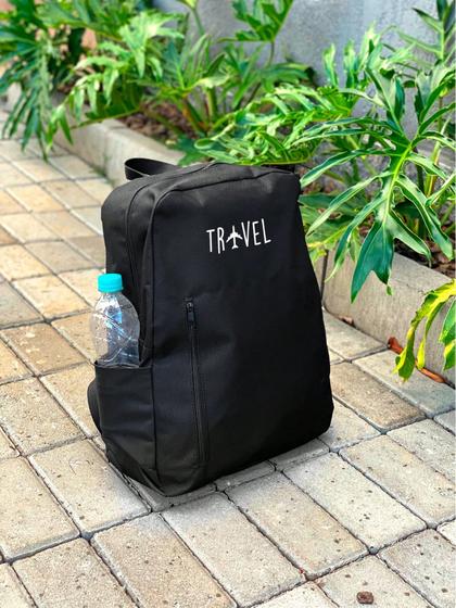Imagem de Mochila Nylon Bolso Vertical TRAVEL Estampada Personalizada Resistente Grande Universidade Escolar Faculdade Bolsa Trabalho Viagem Mala Masculina